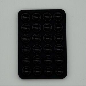 Double Sided Silicone Suction Phone Holder - Black